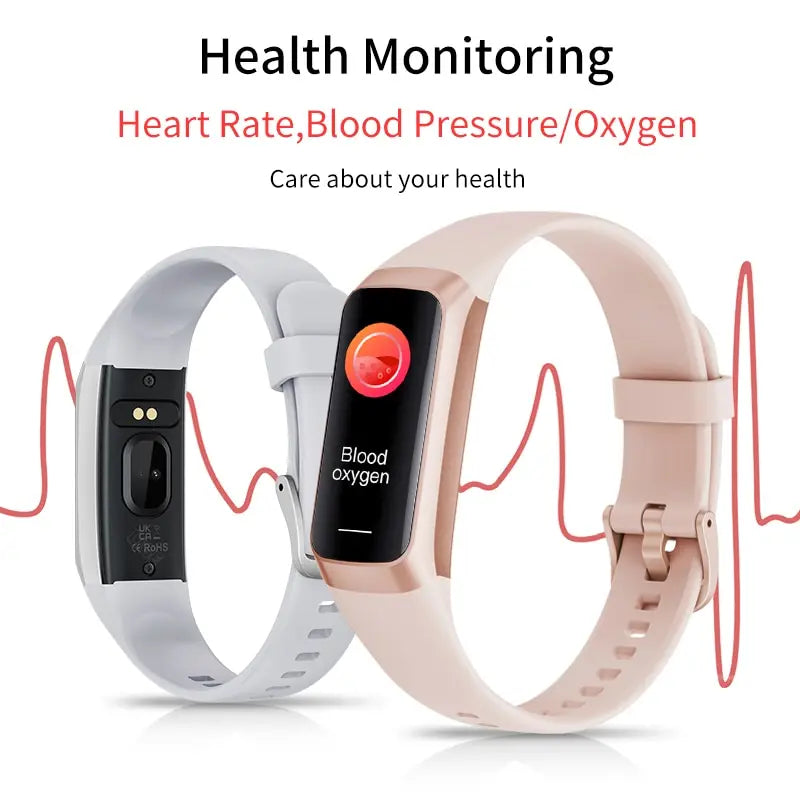 VitalSense™ Heart Rate & SpO2 Tracker Watch – AI Health Monitoring