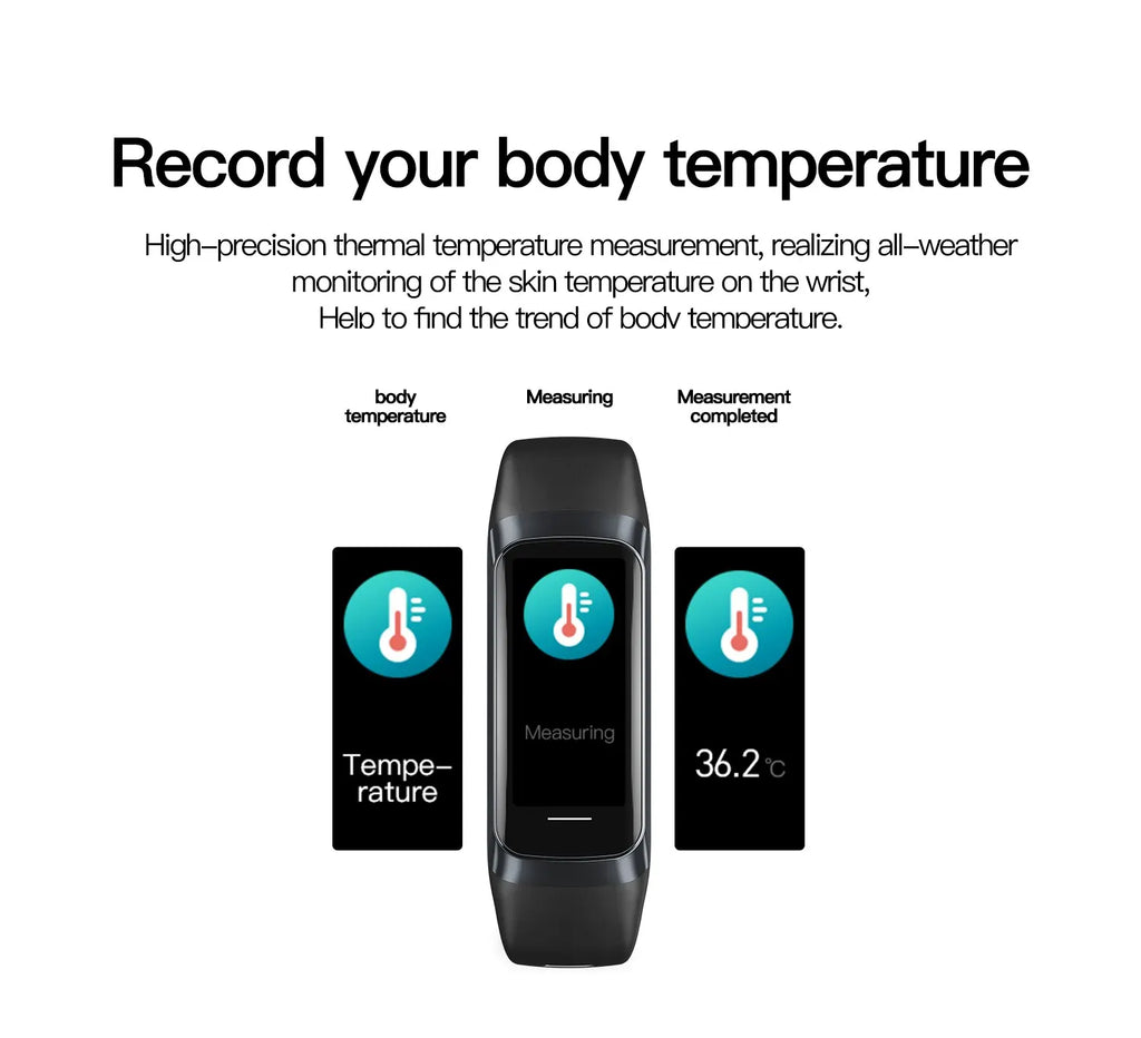 VitalSense™ Heart Rate & SpO2 Tracker Watch – AI Health Monitoring