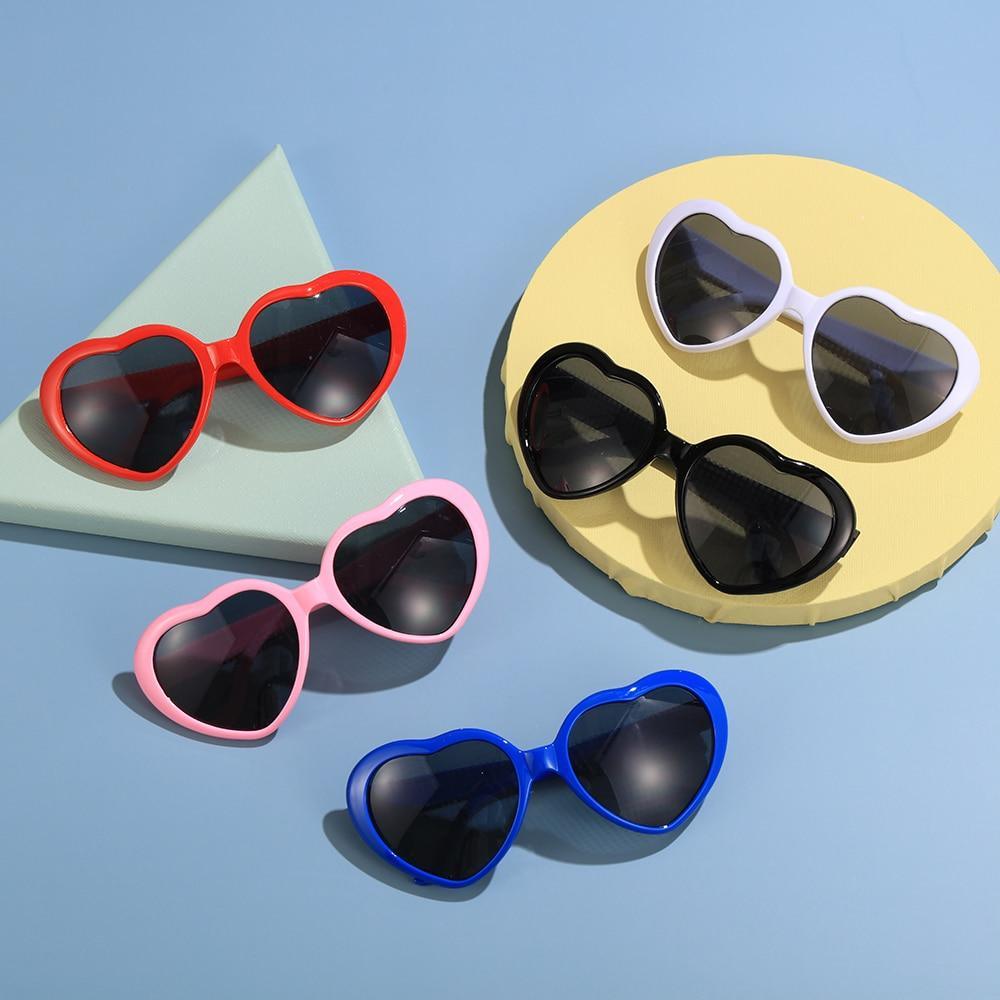 Heart Effect Diffraction Glasses that transform light into heart shapes for festivals