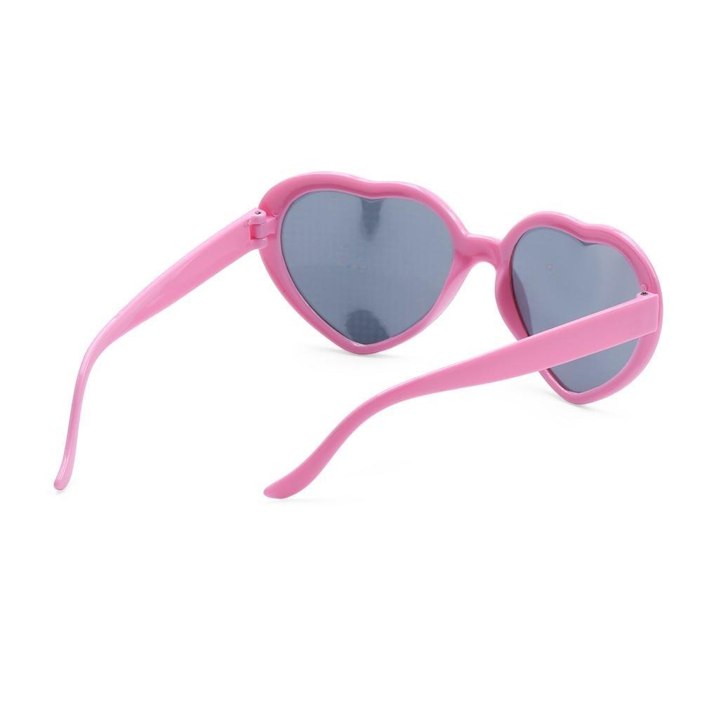 Heart Effect Diffraction Glasses for Light Shows and Night Festivals