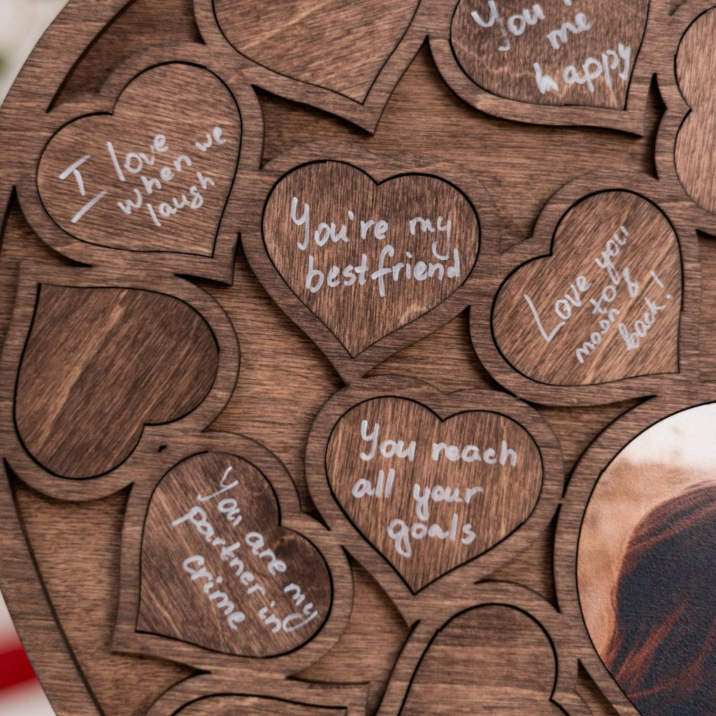 Custom Heart Photo Puzzle - Personalized Romantic Valentine Gift