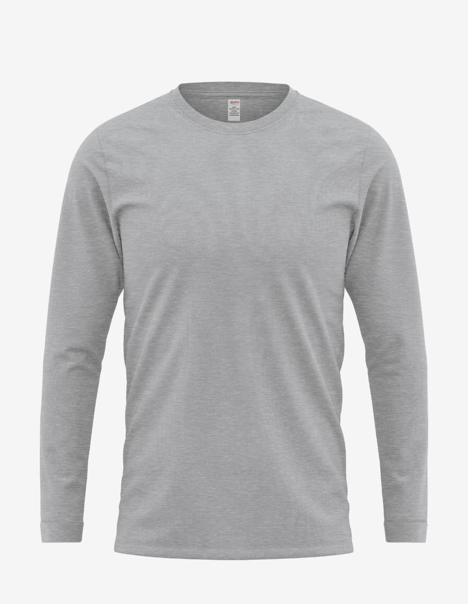 Classic Long Sleeve Cotton T-Shirt Made in USA