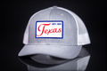 Front view of the Last Stand Texas 1836 Script hat featuring classic embroidery.