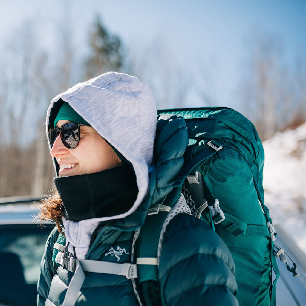 Heavyweight Brushed Merino Wool Neck Gaiter for Winter