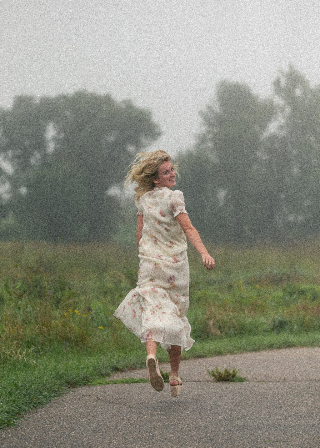 Helena Tiered Maxi Skirt | Floral Chiffon A-Line