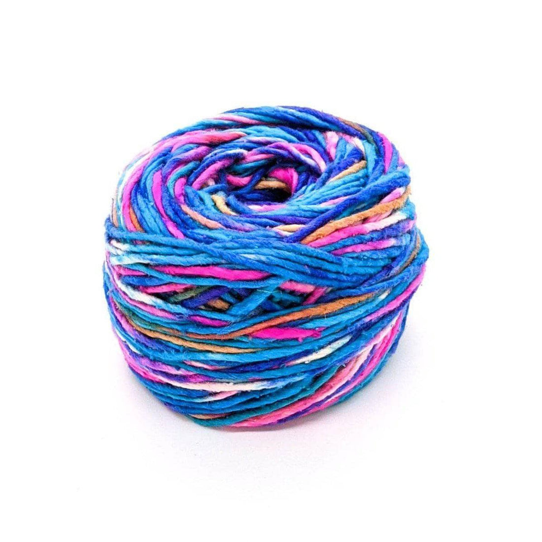 Heritage Cowl Knitting Kit Multi-Color Silk Roving Pattern
