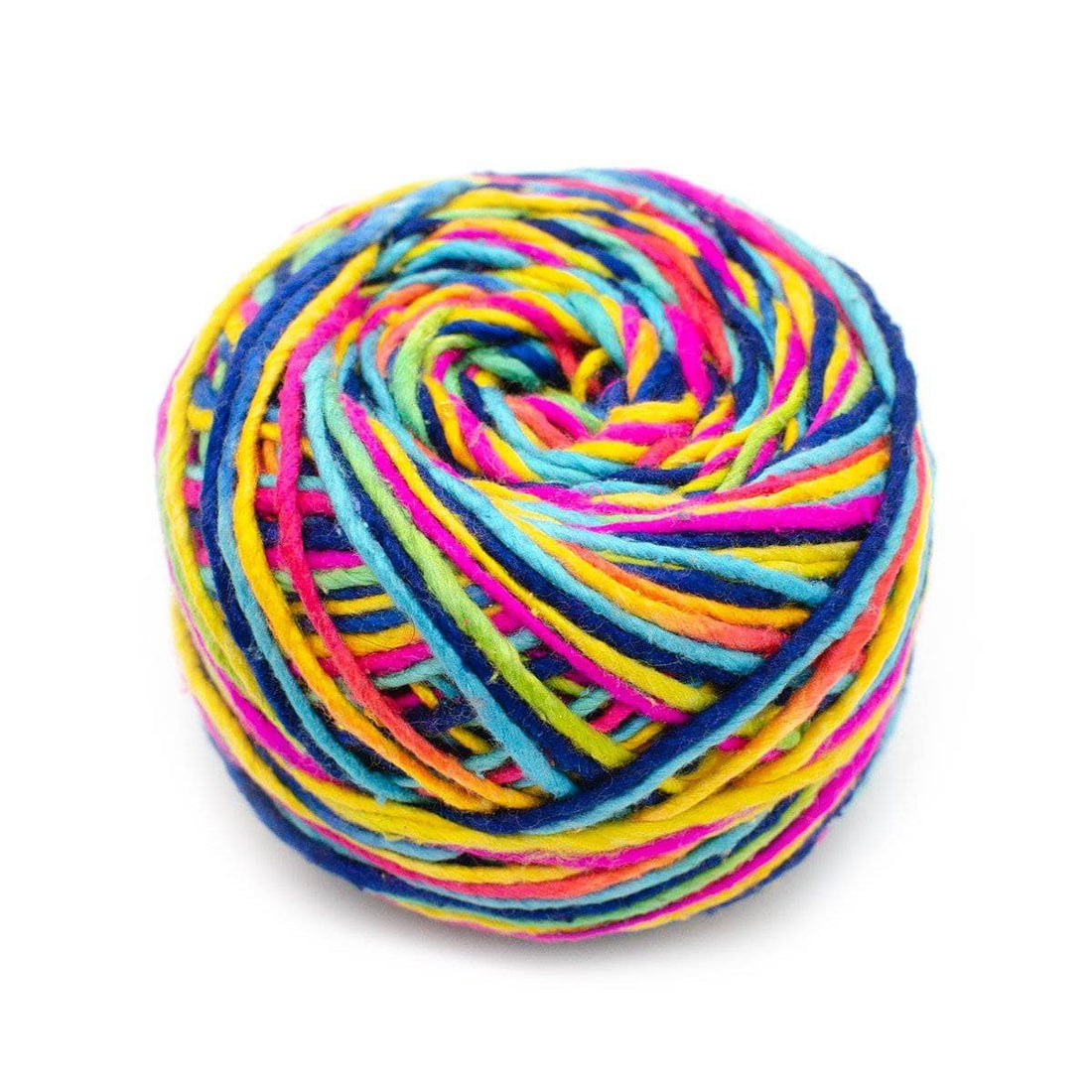 Heritage Cowl Knitting Kit Multi-Color Silk Roving Pattern