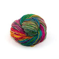 Heritage Cowl Knitting Kit Multi-Color Silk Roving Pattern