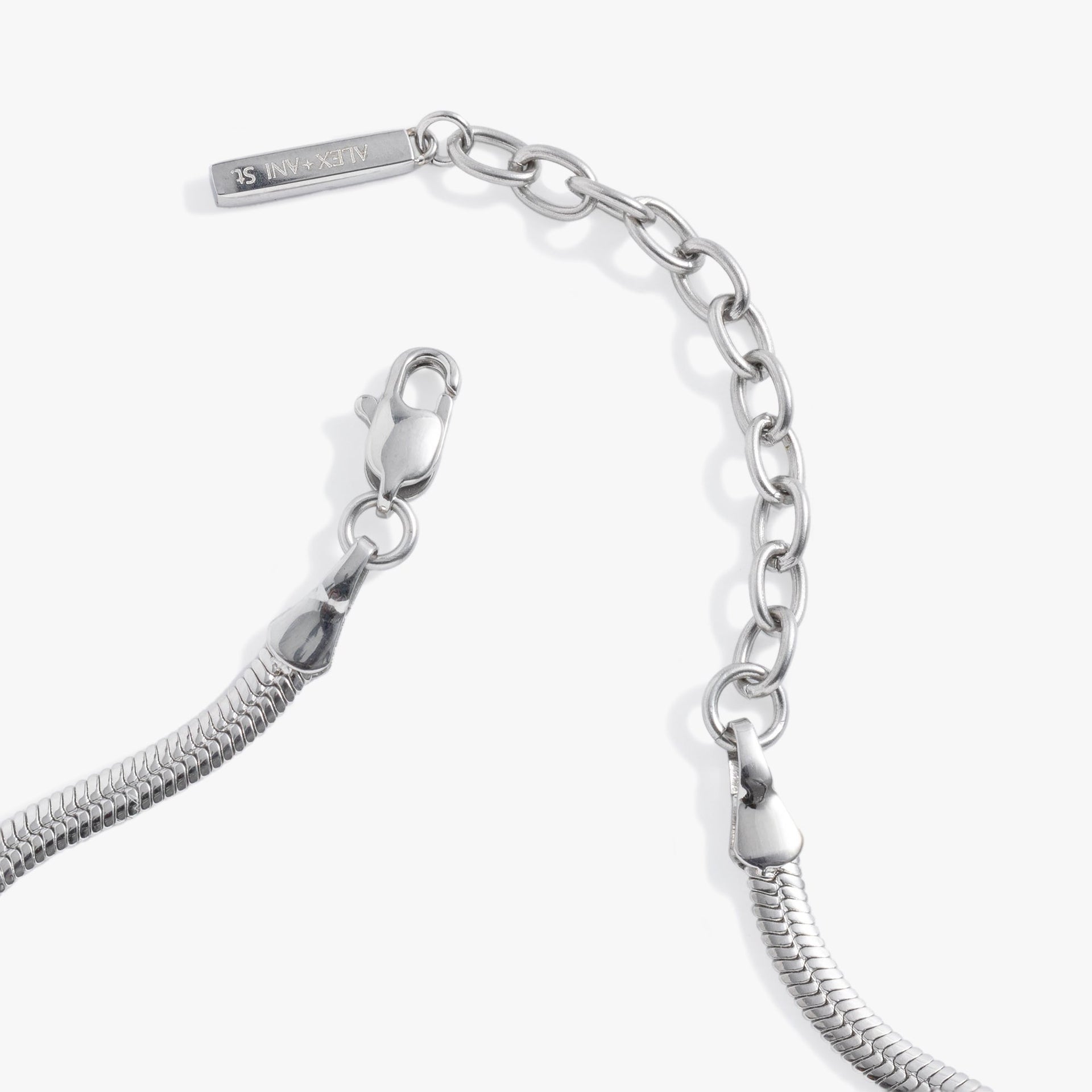 Everyday Herringbone Chain Bracelet in Gold and Silver