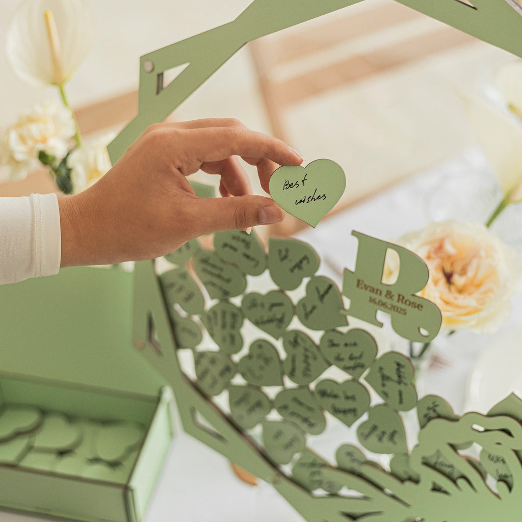 Acrylic Hexagon Guest Book for Weddings & Special Events
