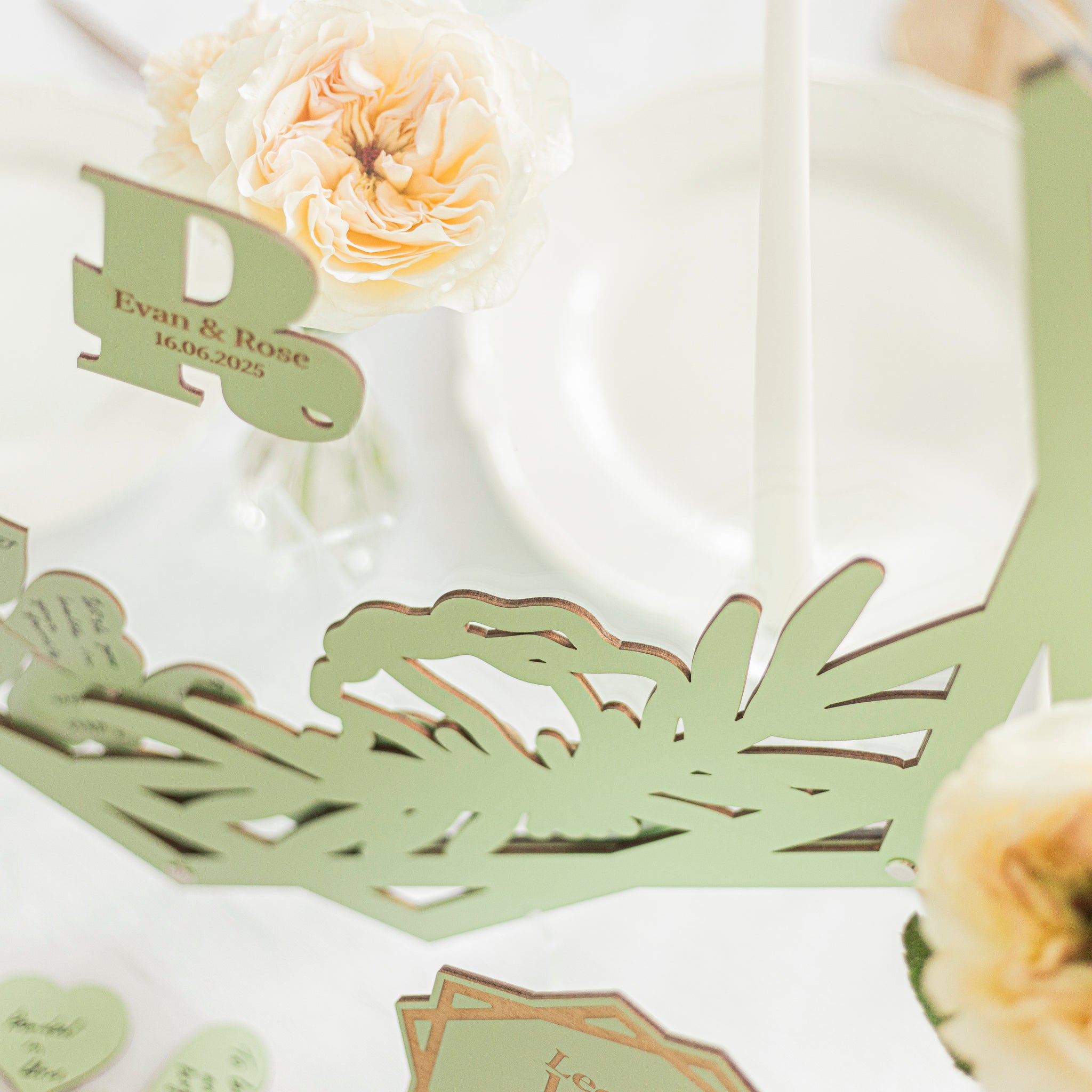 Acrylic Hexagon Guest Book for Weddings & Special Events