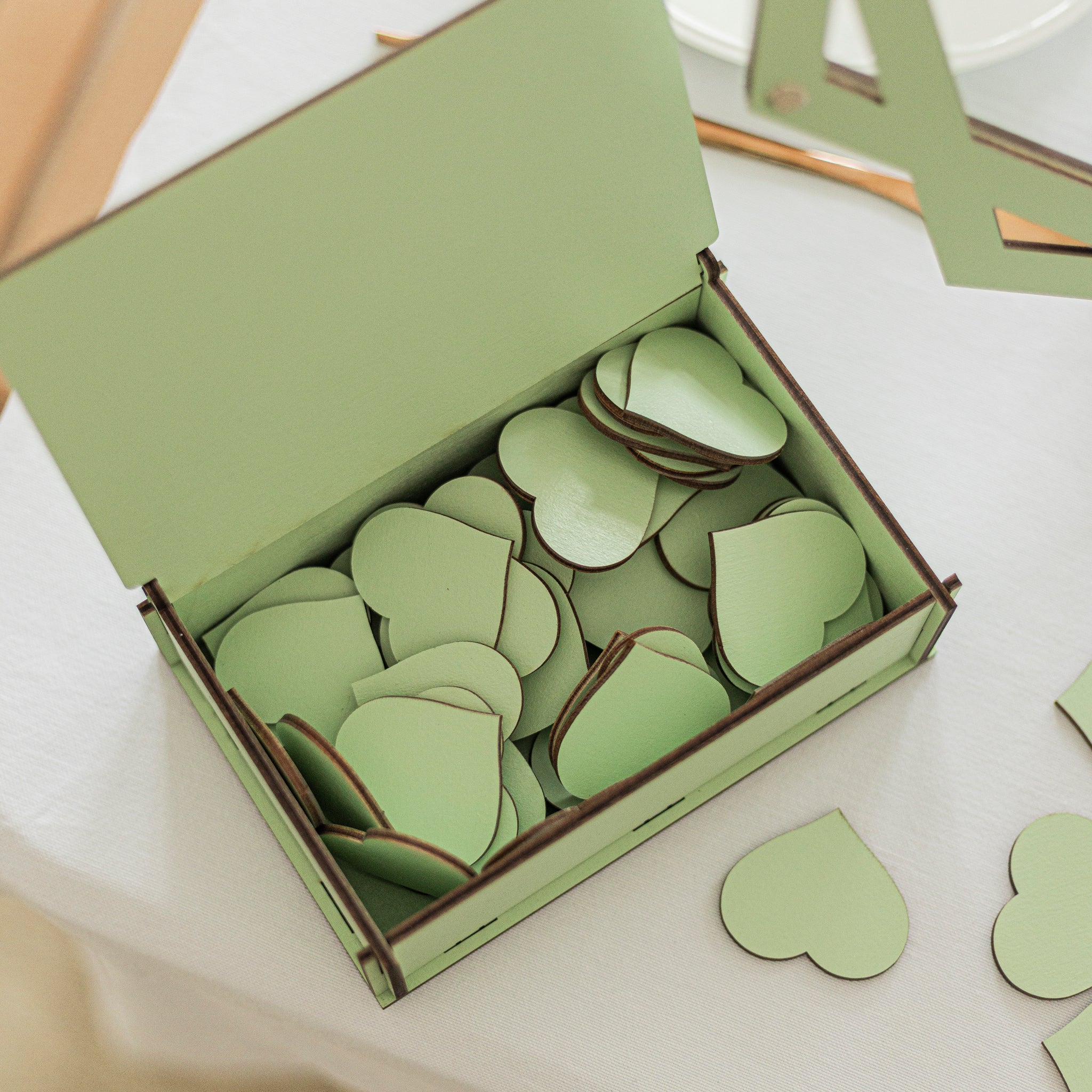 Acrylic Hexagon Guest Book for Weddings & Special Events