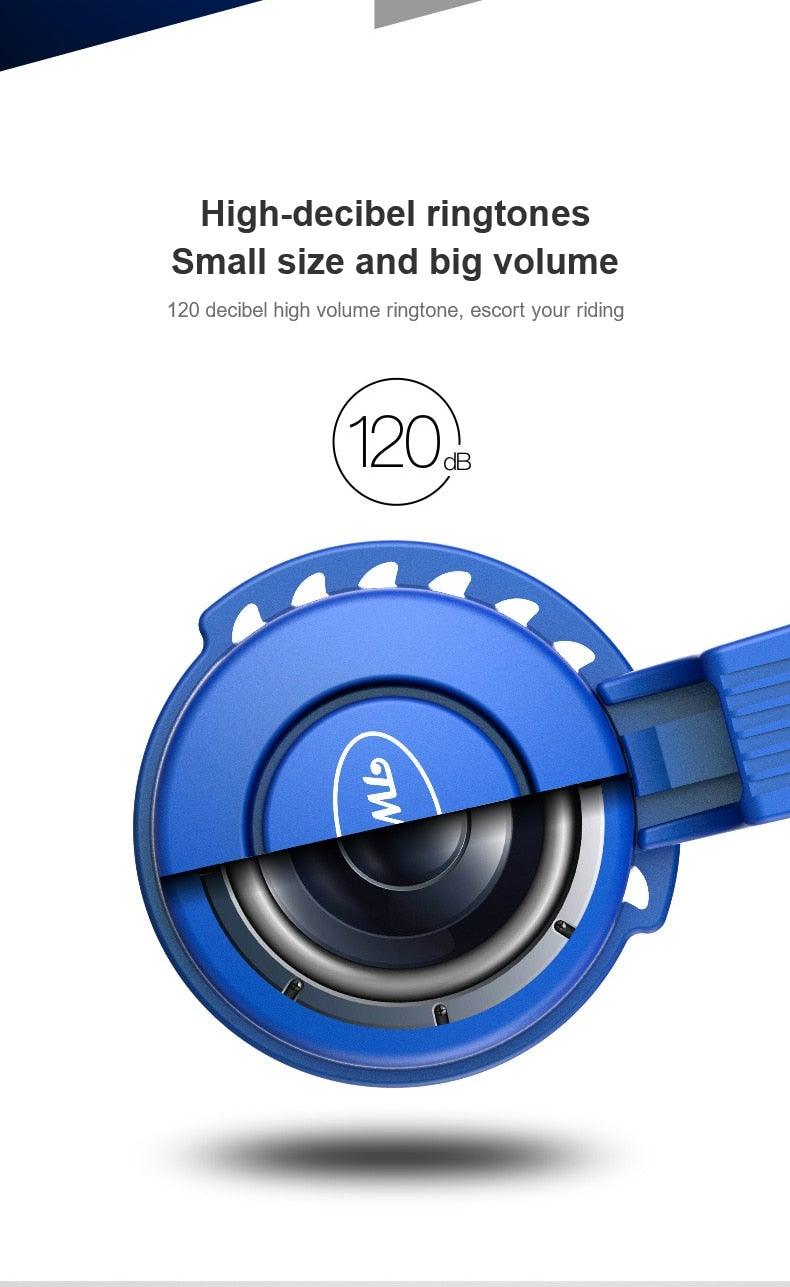120dB Electric Bike Horn for Kids Scooters - Waterproof USB Recharge