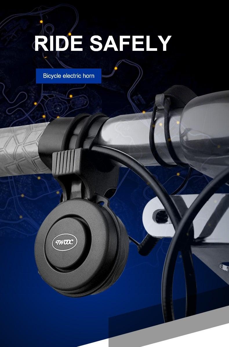 120dB Electric Bike Horn for Kids Scooters - Waterproof USB Recharge