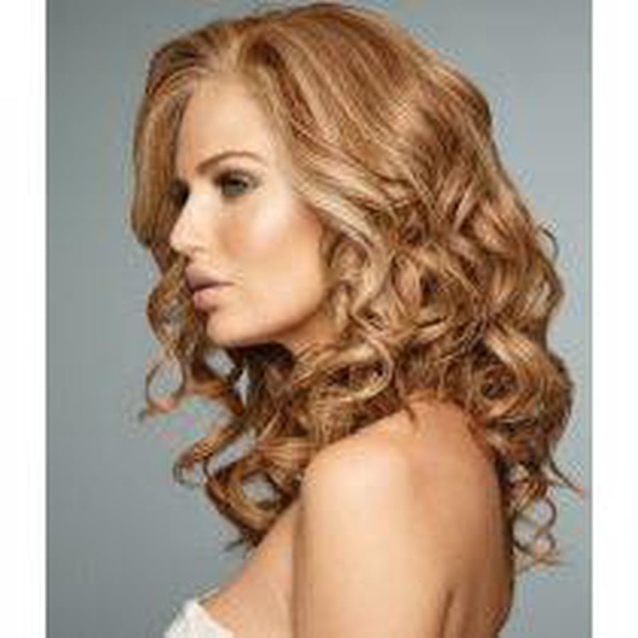High Fashion 100% Human Hair Wig Long Straight Layers Honey Blonde