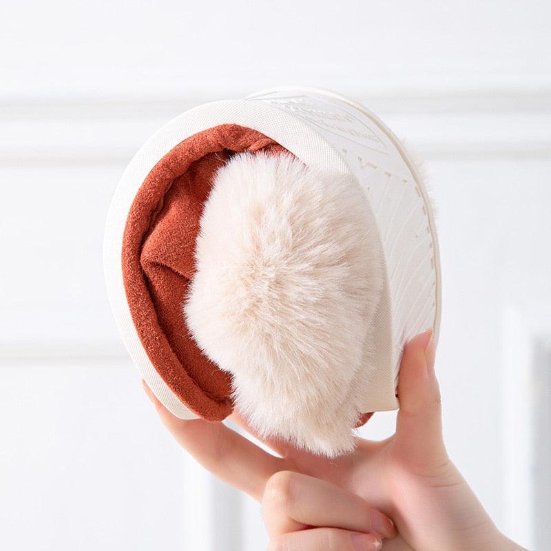 Women’s Cow Suede Leather Winter Slippers with Plush Fur Lining