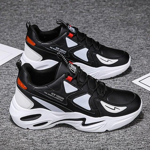 Men's Platform Air Mesh Athletic Sneakers Luxury Fashion Trainers