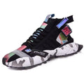 Men's Chunky Knit Platform Sneakers – Breathable Techwear Shoes