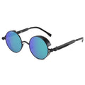 Retro Round Metal Frame Sunglasses with UV400 Polarized Lenses