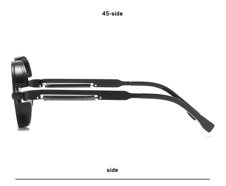 Retro Round Metal Frame Sunglasses with UV400 Polarized Lenses