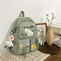 Large Capacity Waterproof Nylon Backpack for School and Travel