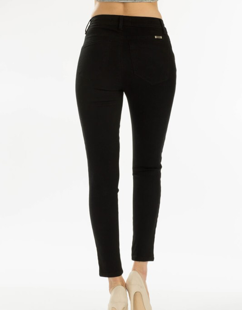 High Rise Leopard Striped Jean - Trendy Animal Print Denim