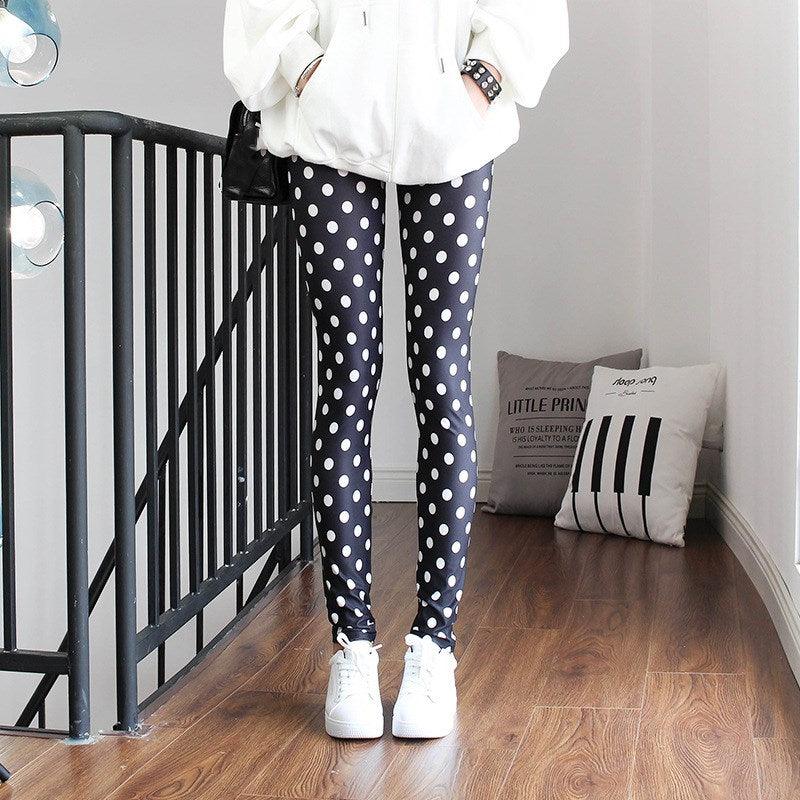 High Waist Printed Yoga Leggings Push Up Fitness Gym Trousers