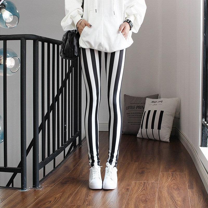 High Waist Printed Yoga Leggings Push Up Fitness Gym Trousers