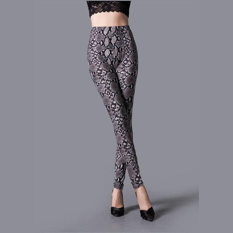 High Waist Printed Yoga Leggings Push Up Fitness Gym Trousers