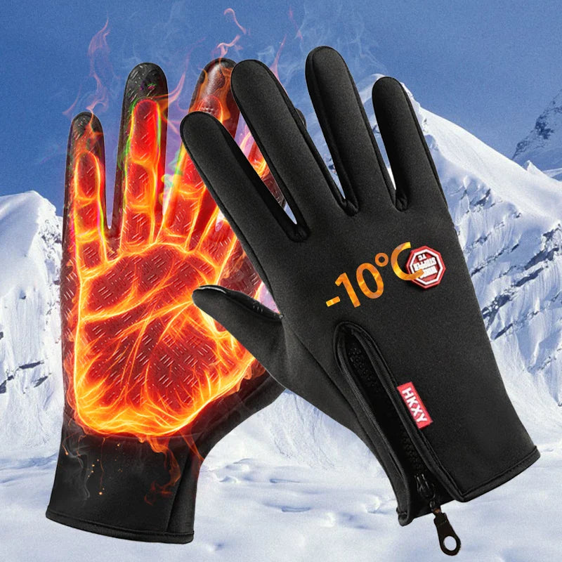 CycloGuard™ Windproof Cycling Gloves – Thermal, Cold Weather & Hand Pain Relief