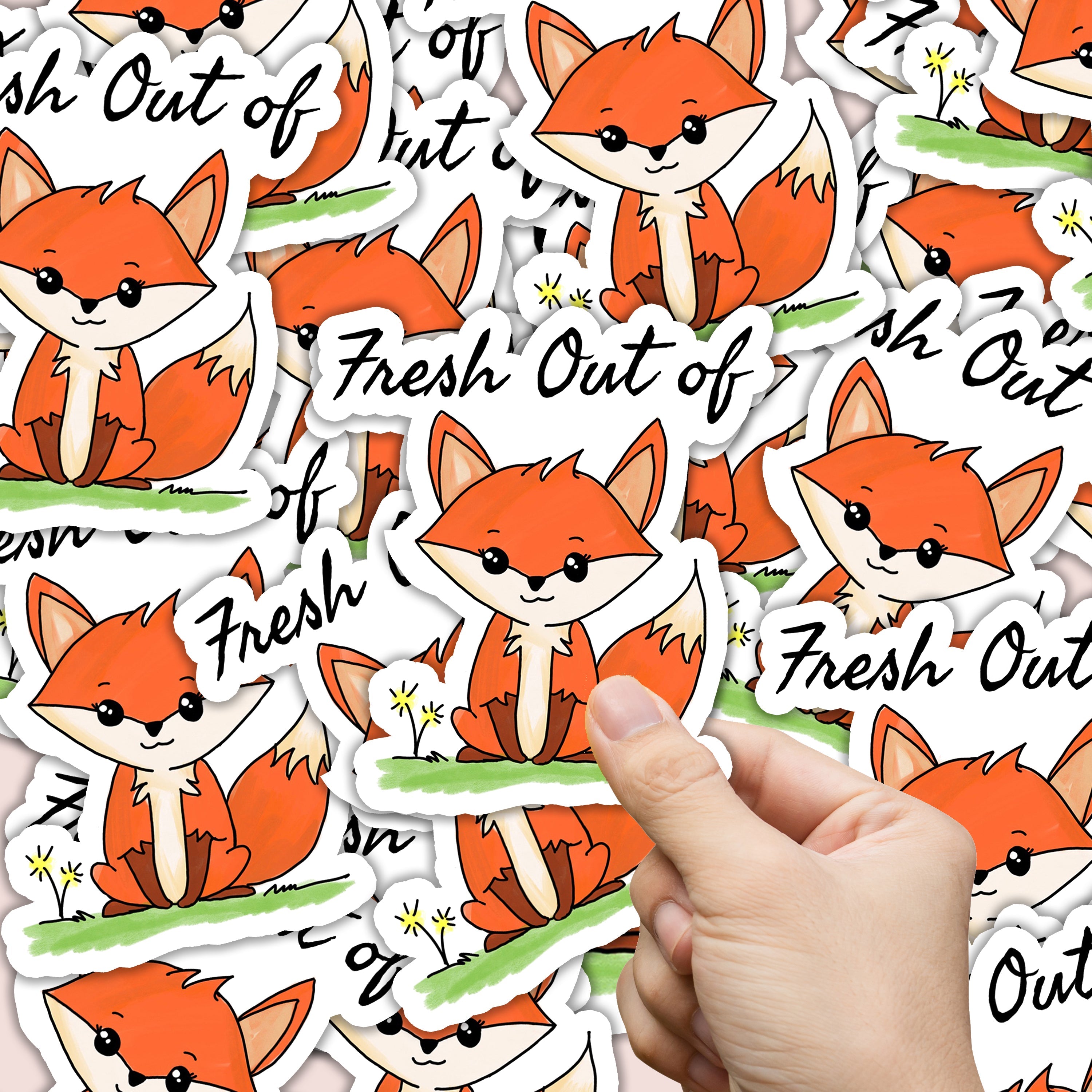 Fresh out of Fox Sticker