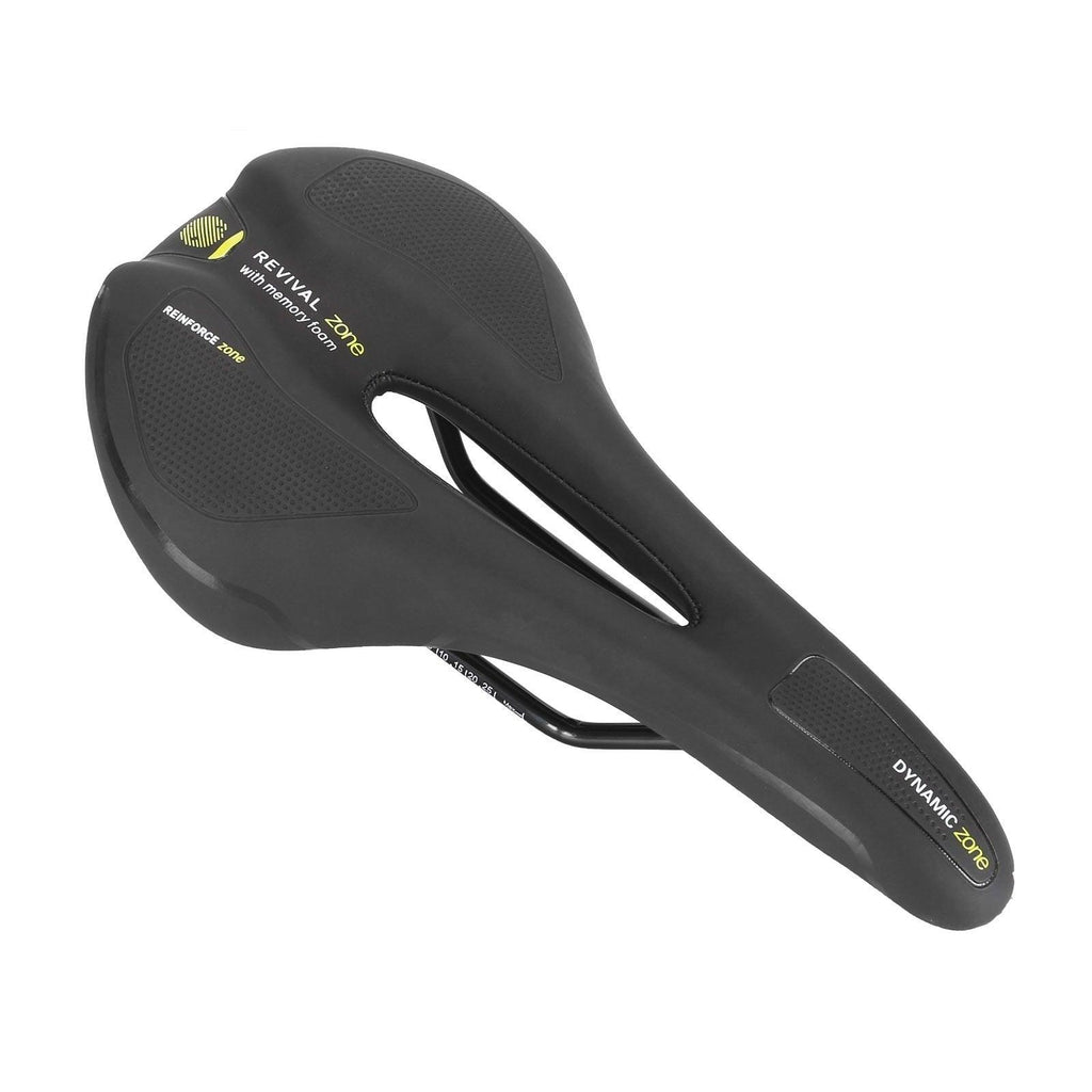 Stevvex ergonomic bicycle saddle with memory foam and hollow design