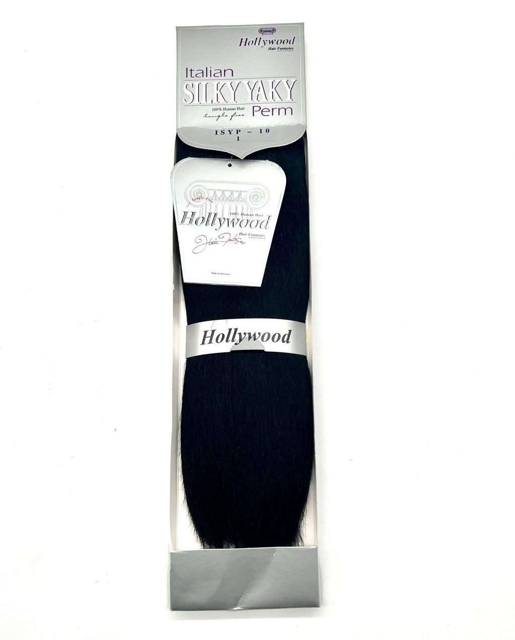 100% Human Hair Italian Silky Yaky Perm Weft - 10 Inch