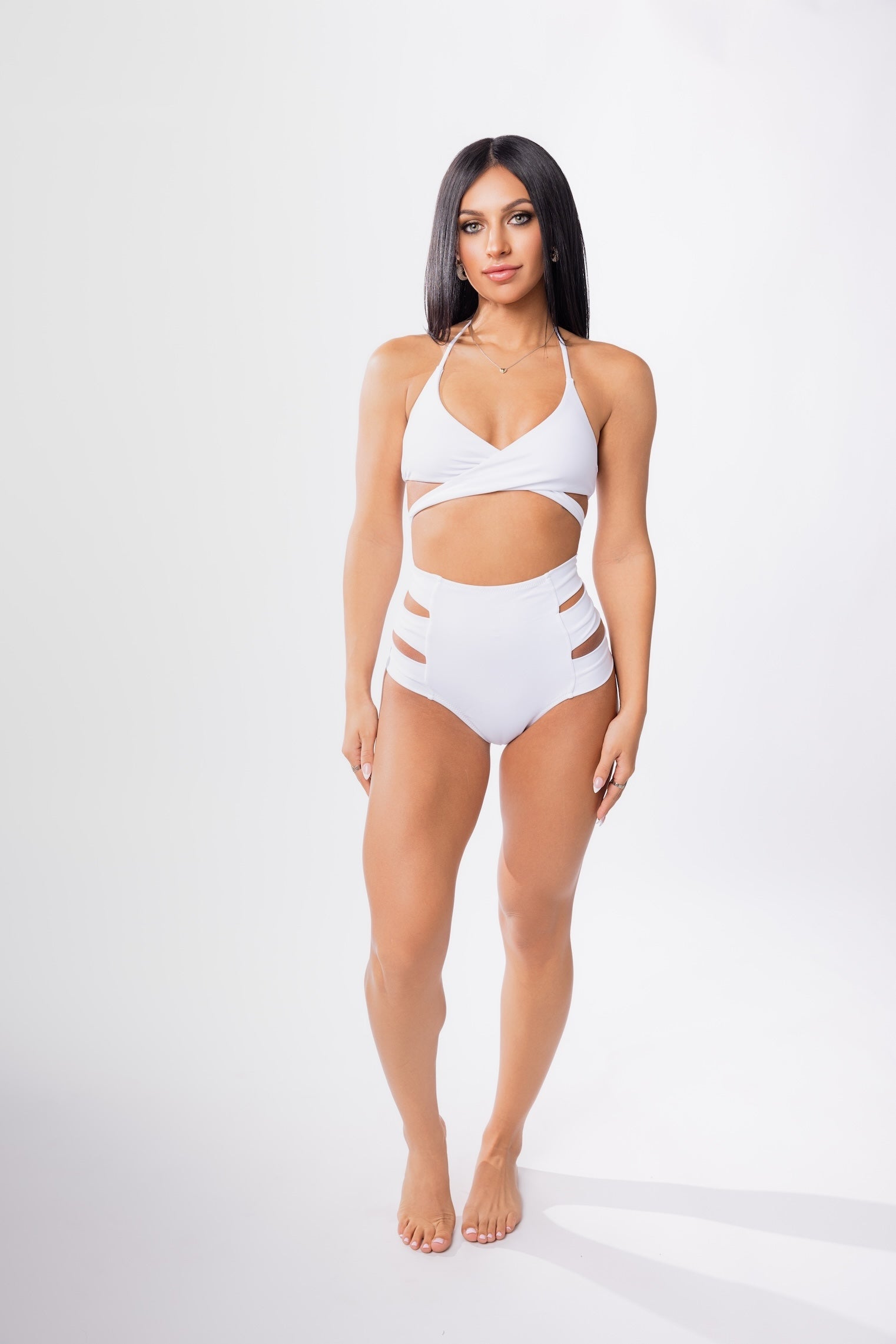 Coral Coast Reversible Wrap-Around Halter Swim Top