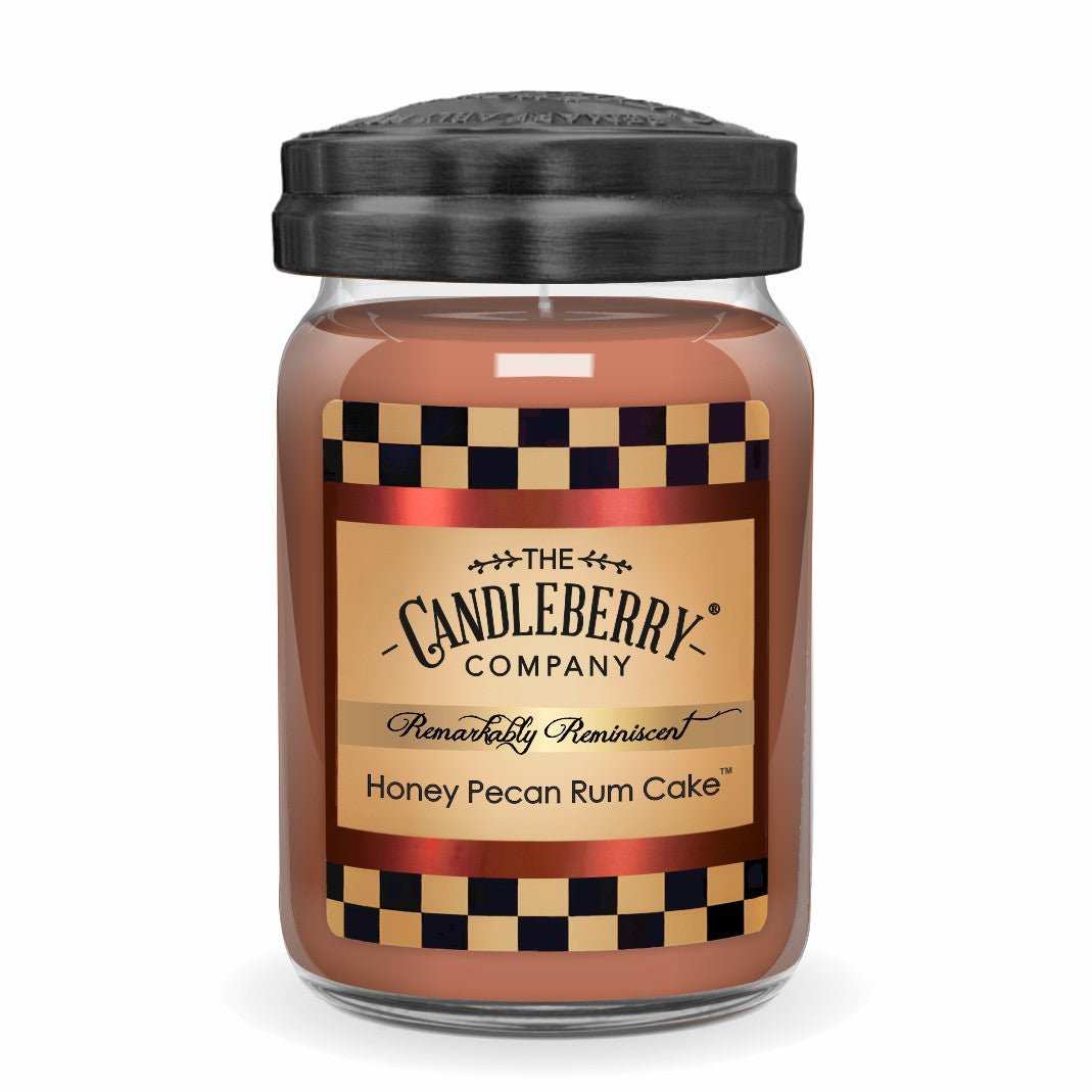Honey Pecan Rum Cake Large Jar Candle | 26oz Glass