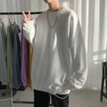 Men's Black and White Hip Hop Pullover Hoodie Streetwear
