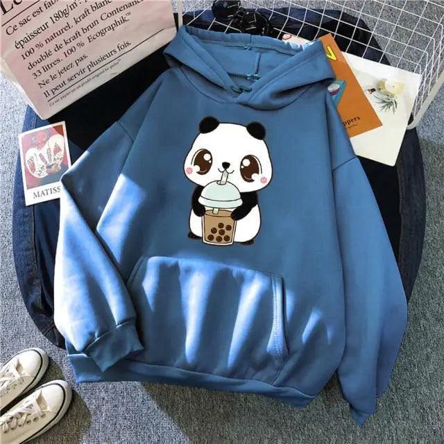 Oversized Streetwear Hoodie with Graphic Print – Cozy Winter Pullover