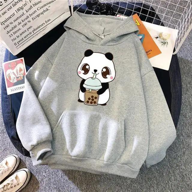 Oversized Streetwear Hoodie with Graphic Print – Cozy Winter Pullover