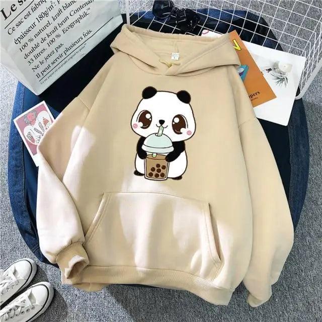 Oversized Streetwear Hoodie with Graphic Print – Cozy Winter Pullover
