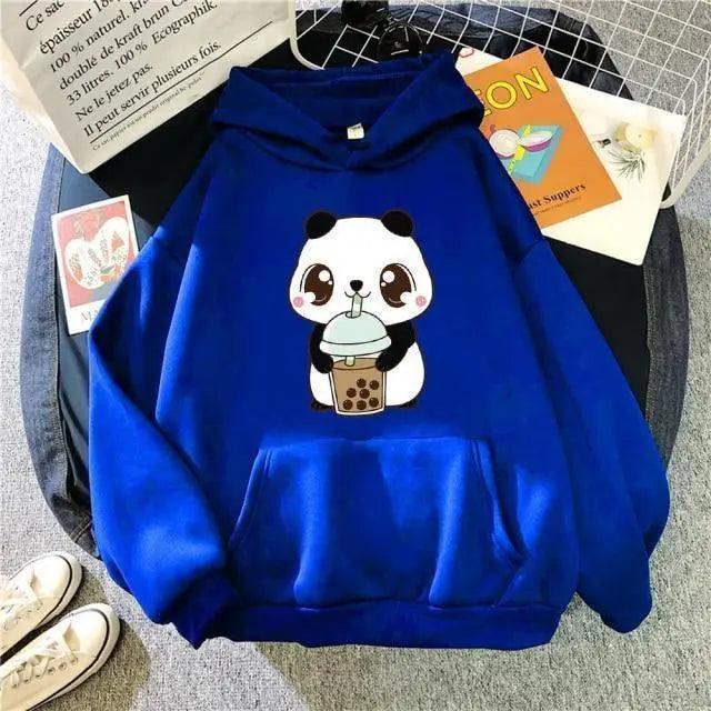 Oversized Streetwear Hoodie with Graphic Print – Cozy Winter Pullover
