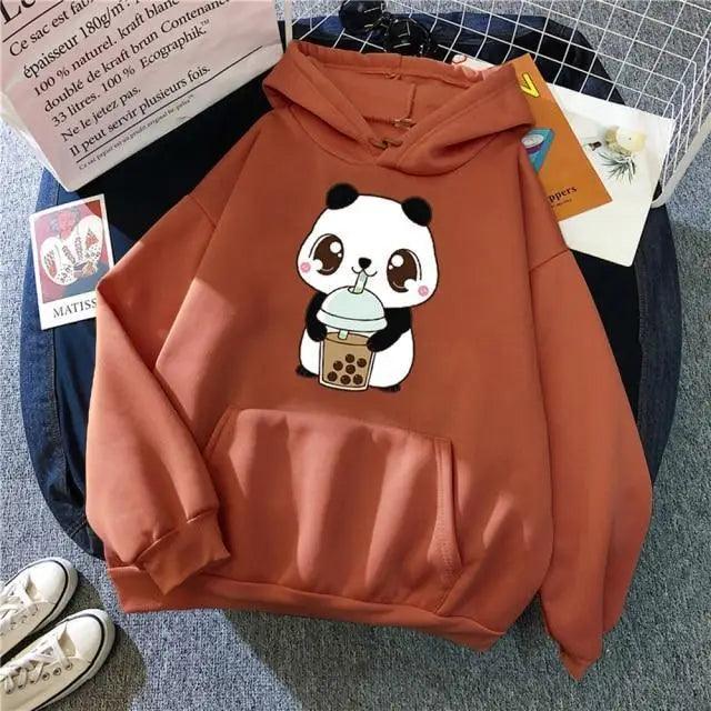 Oversized Streetwear Hoodie with Graphic Print – Cozy Winter Pullover