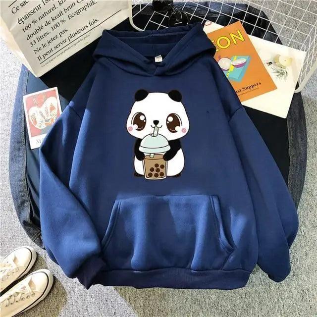 Oversized Streetwear Hoodie with Graphic Print – Cozy Winter Pullover