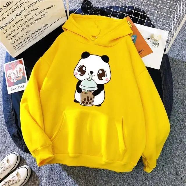 Oversized Streetwear Hoodie with Graphic Print – Cozy Winter Pullover