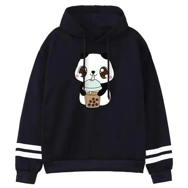 Oversized Streetwear Hoodie with Graphic Print – Cozy Winter Pullover