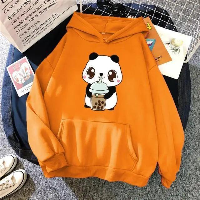 Oversized Streetwear Hoodie with Graphic Print – Cozy Winter Pullover