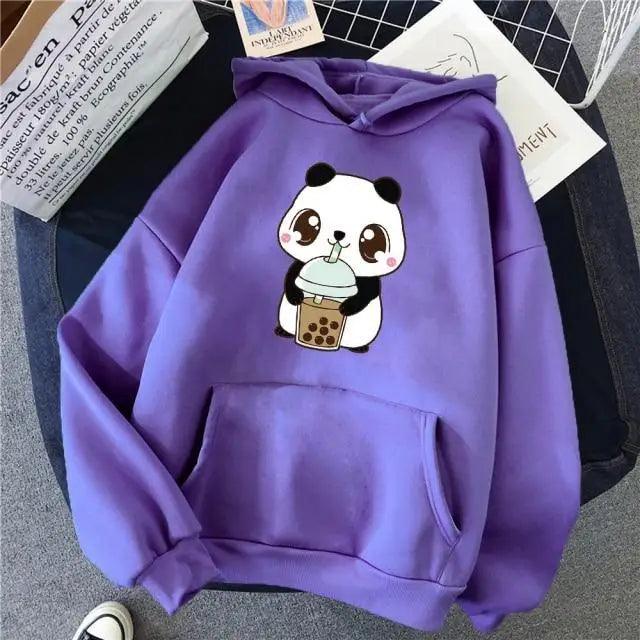 Oversized Streetwear Hoodie with Graphic Print – Cozy Winter Pullover