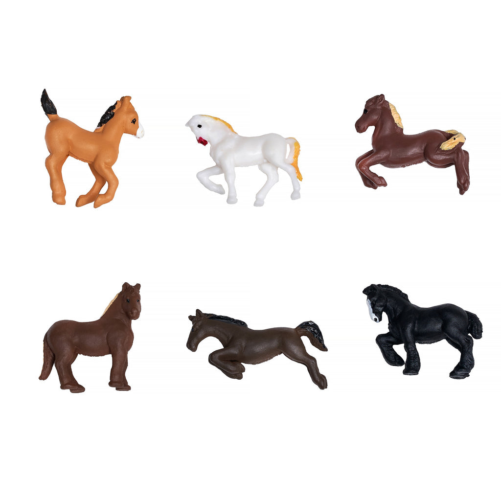 Spa Pure WILD HORSES Bath Bombs: for kids with 6 XL bath bombs with surprise horses inside, U.S.A. Made, Handmade, natural ingredients