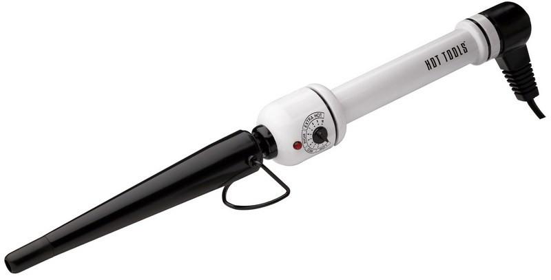 Hot Tools Professional Nano Ceramic Tapered Curling Iron with 3/8 inch to 3/4 inch barrel