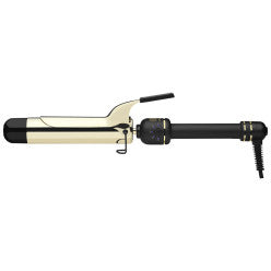 1.5 inch 24K Gold extended barrel curling iron for efficient hair styling