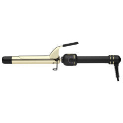 1-inch Hot Tools 24K Gold Extended Barrel Curling Iron in gold and black finish